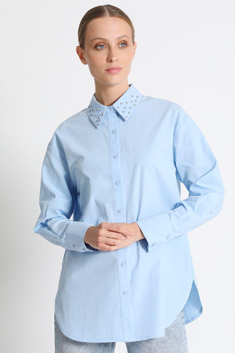 Blusa Camisera Strass Celeste Liola-3
