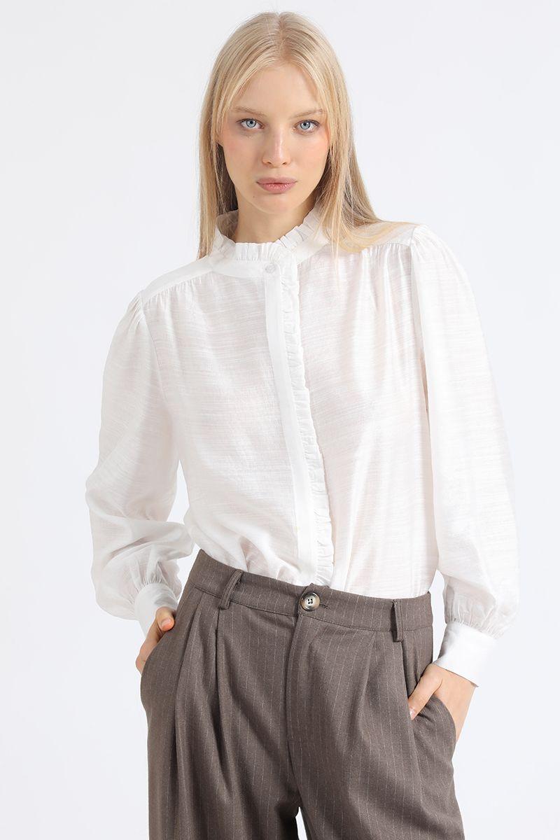 Blusa Vuelos Fantasia, Crudo Liola-0