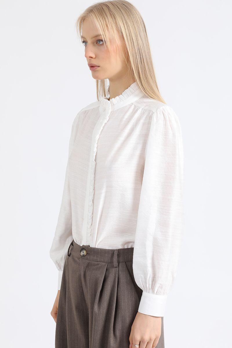 Blusa Vuelos Fantasia, Crudo Liola-3