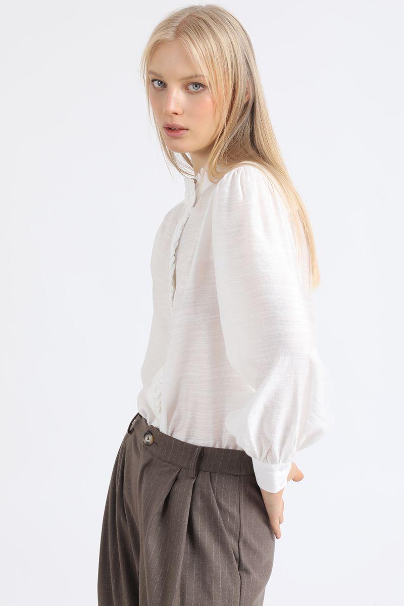 Blusa Vuelos Fantasia, Crudo Liola-4