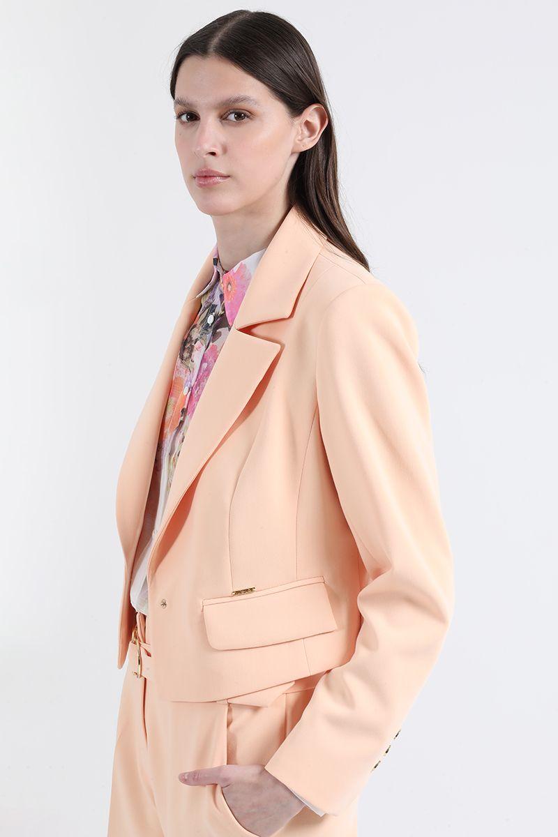 Blazer Cropped, Durazno Liola-4