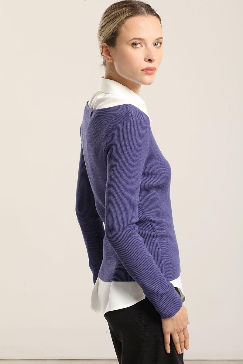 Jersey Punto Basico, Azul Liola-5