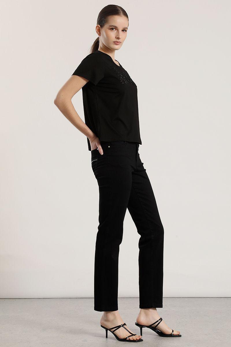 Jeans skinny liola mujer negro-3