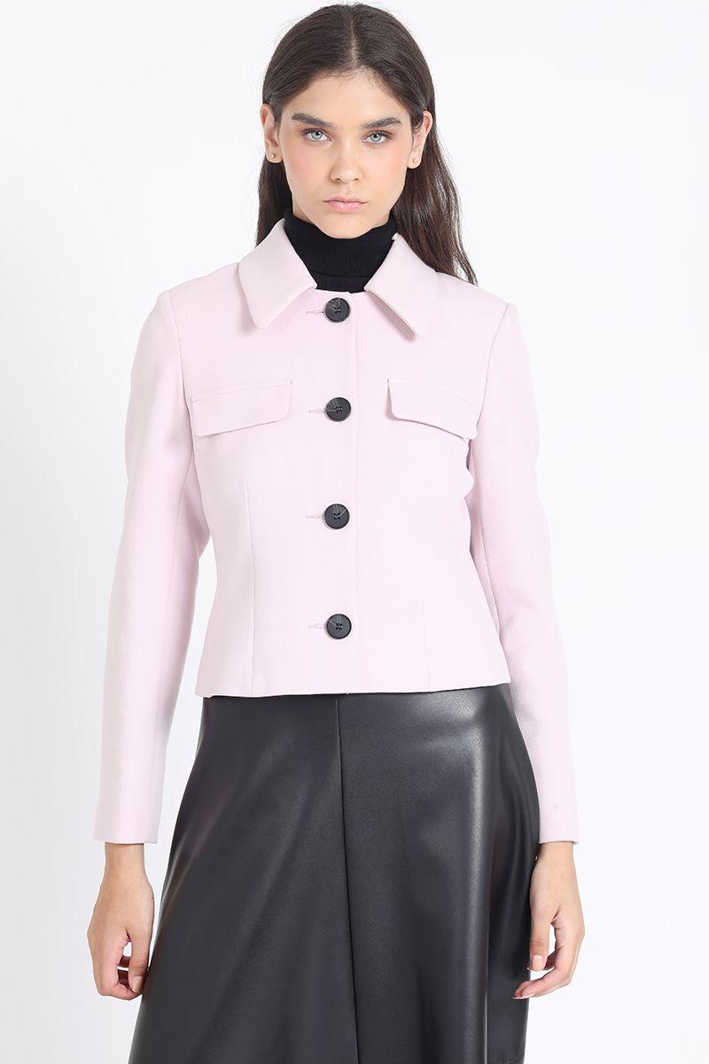 Chaqueta Crop Tapeta Decorativa, Rosa Liola-2