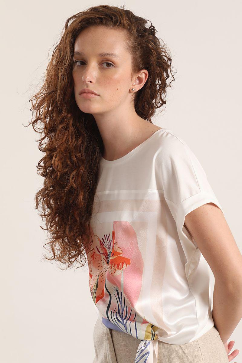 Polera satín amarra liola mujer crudo-3