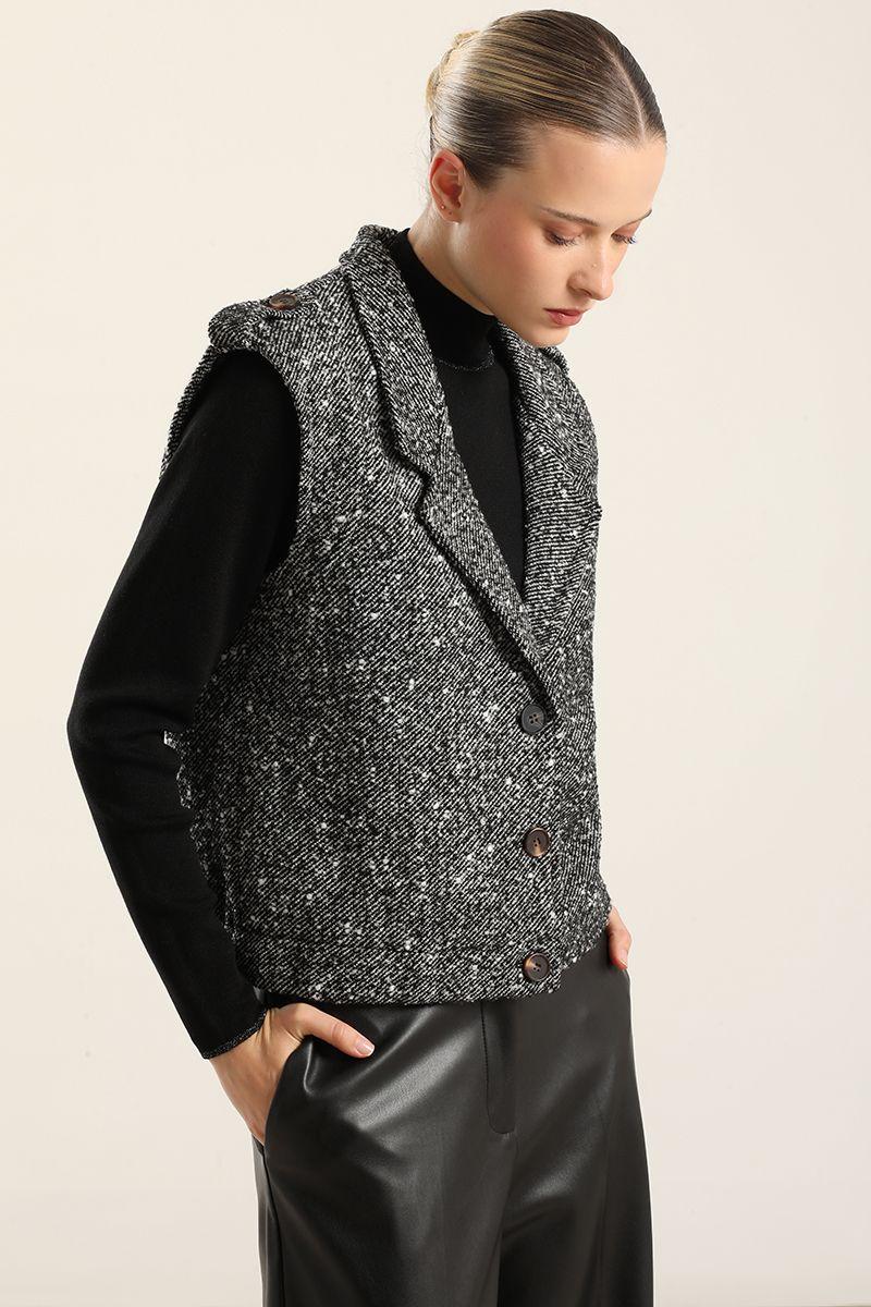 Chaqueta Sin Magas, Fantasia Negro Liola-2