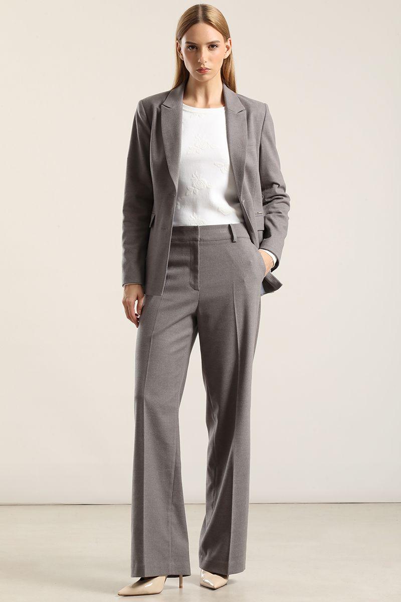 Blazer Boton Joya, Gris Liola-4
