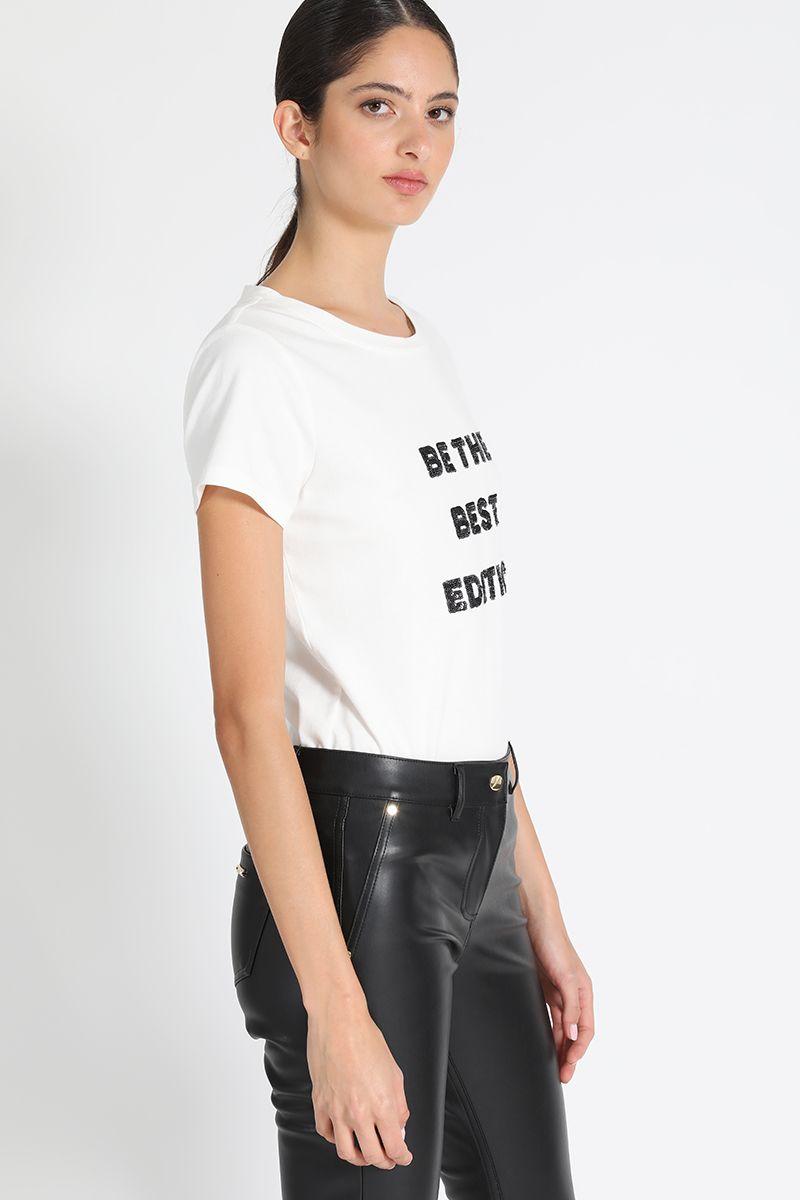 Polera Básica Blanca Liola-1