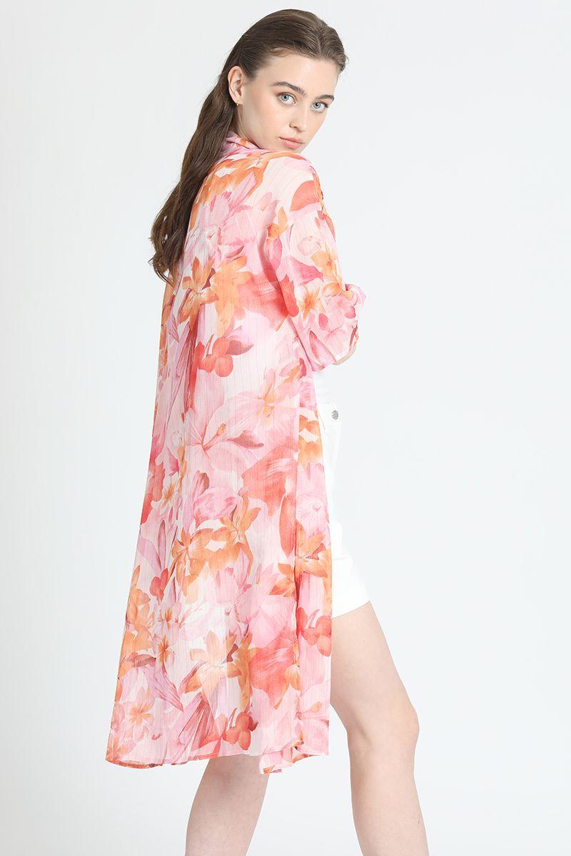 Kimono Estampado Rosa Liola-0