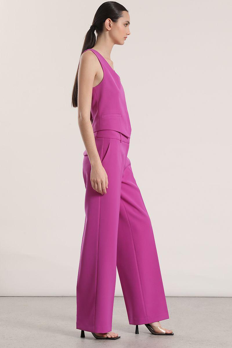 Pantalón recto liola mujer violeta-4
