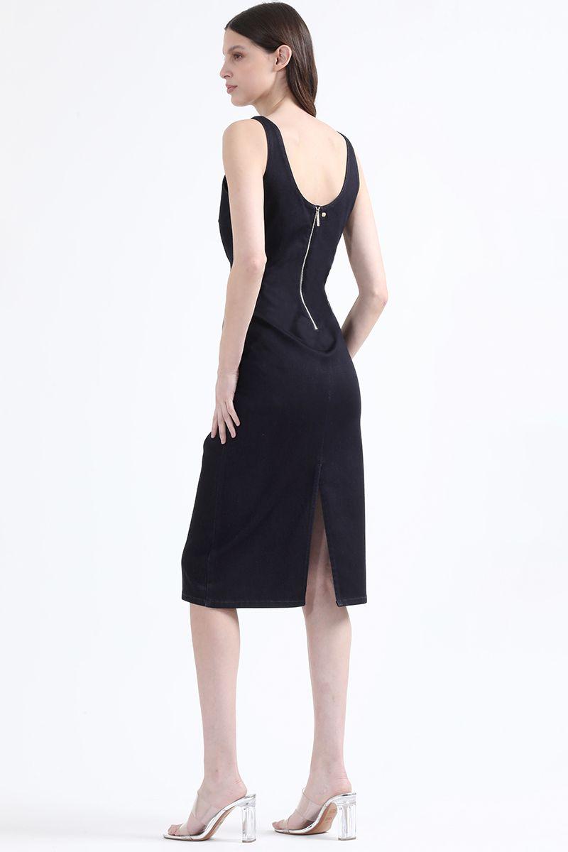 Vestido Midi, Indigo Liola-3