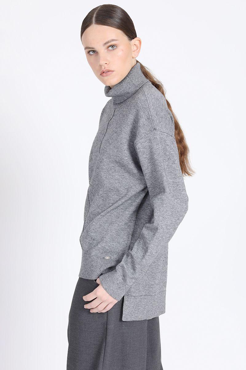 Tejido Punto Recto, Gris Liola-4