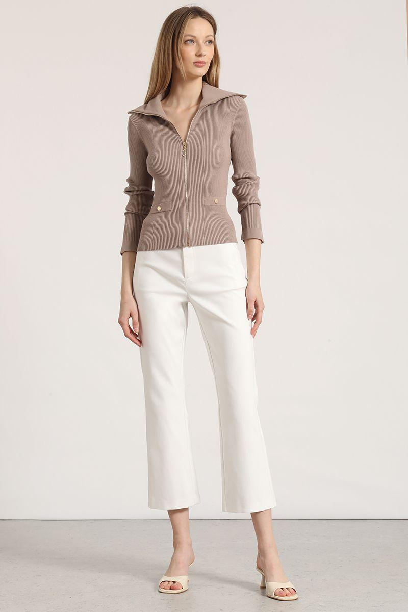 Pantalón pitillo liola mujer crudo-5