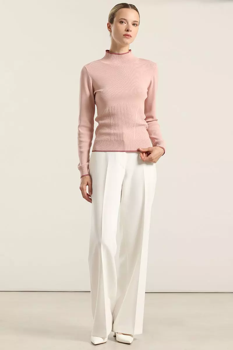 Jersey Punto Basico, Contratono, Rosa Liola-1