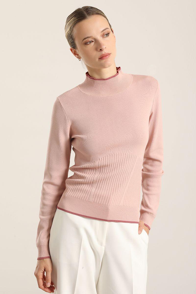 Jersey Punto Basico, Contratono, Rosa Liola-3