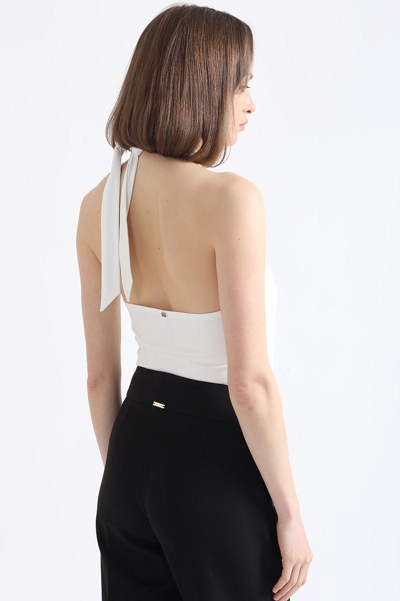 Top Halter Cruzado, Crudo Liola-2