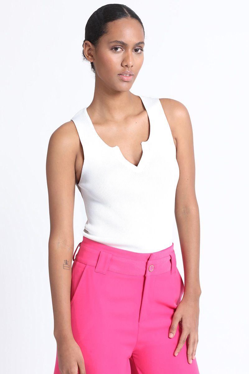 Top Tejido Mujer Crudo Liola-3