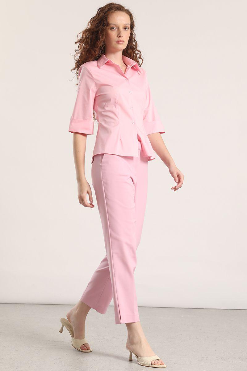 Blusa entallada Liola mujer rosa-5