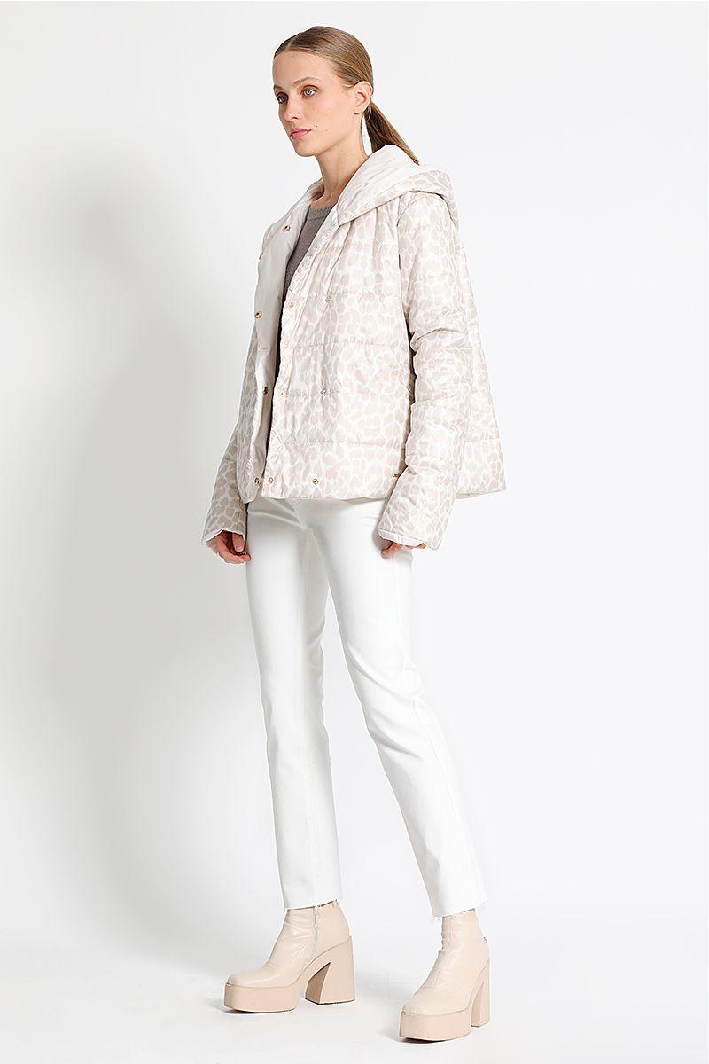 Parka Reversible Estampado Beige Liola-1