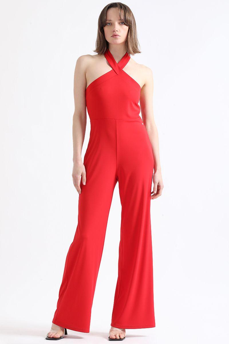 Enterito Recto Halter, Rojo Liola-1
