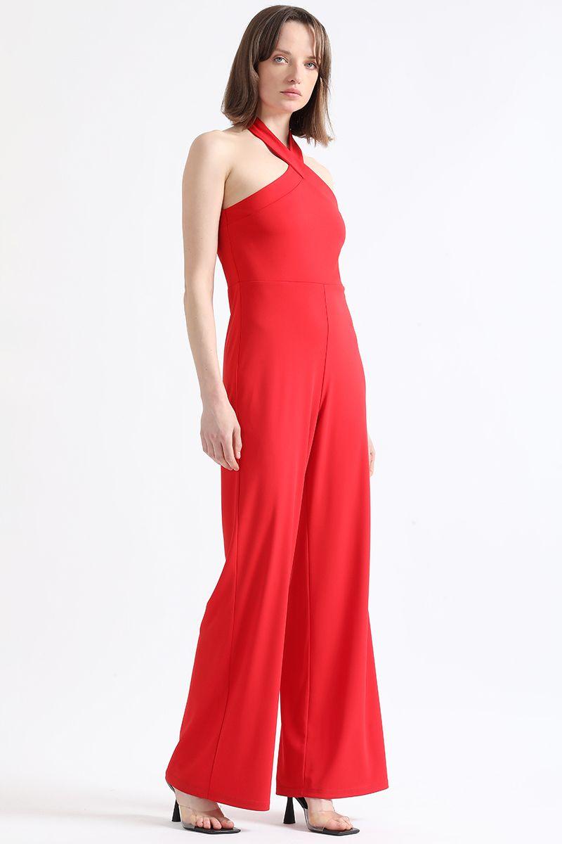 Enterito Recto Halter, Rojo Liola-4