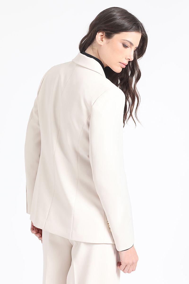 Blazer Entallado Clasico, Crudo Liola-3
