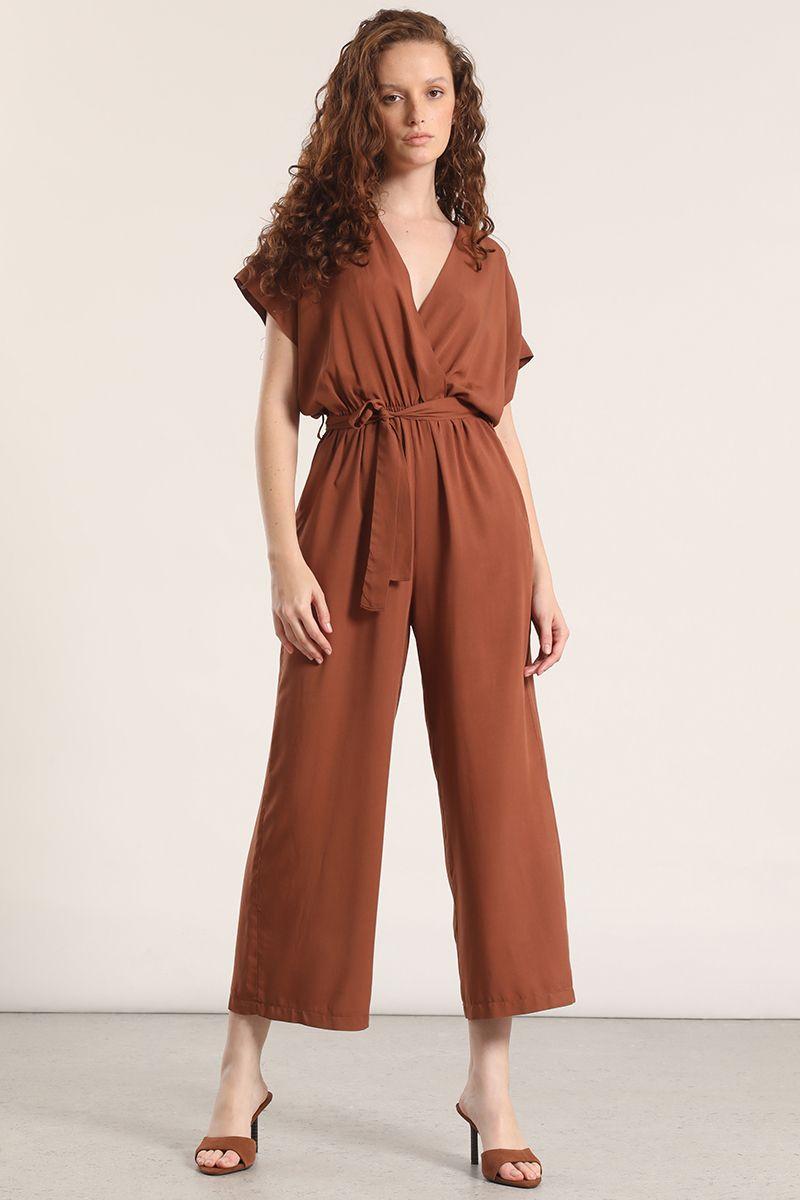 Enterito cruzado Liola mujer chocolate-5