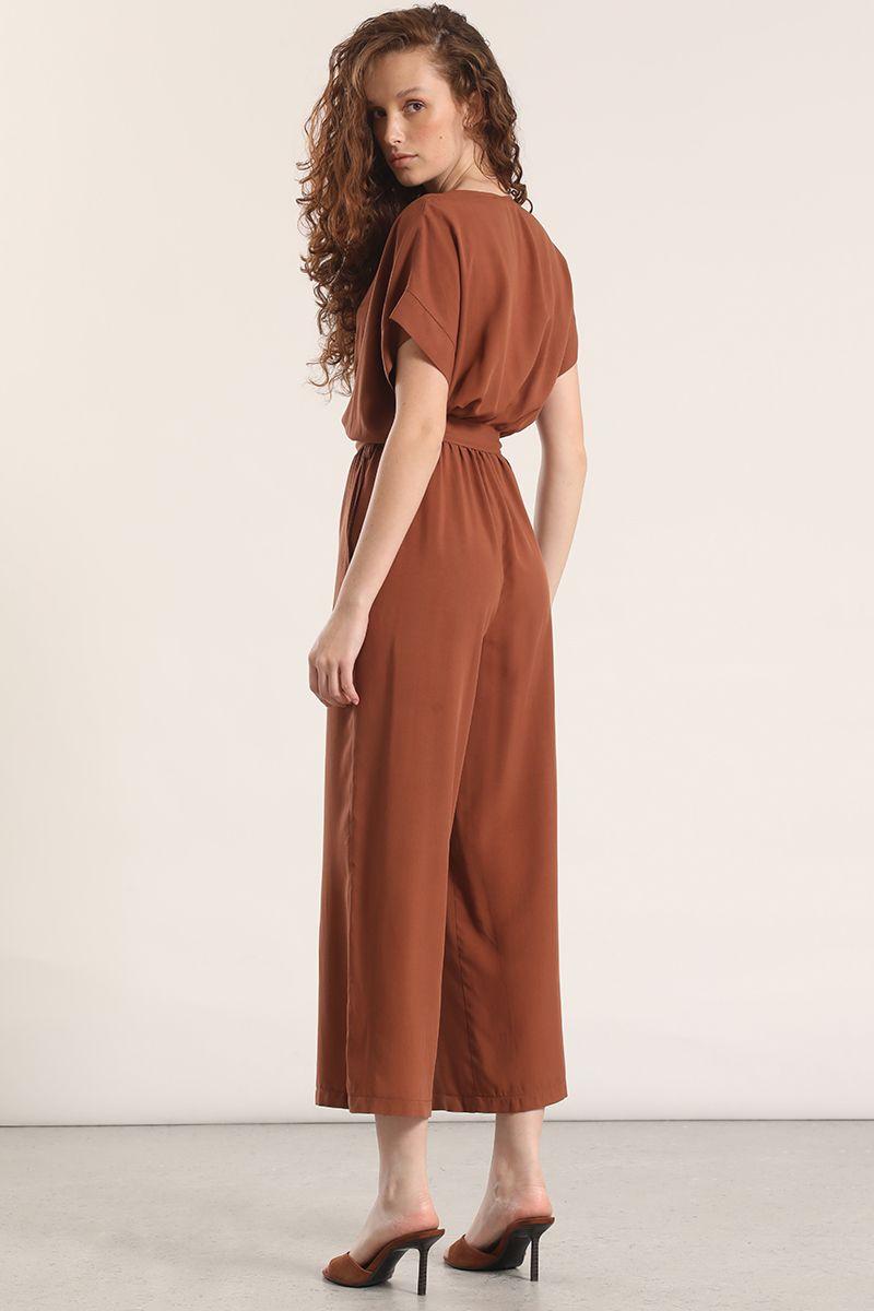 Enterito cruzado Liola mujer chocolate-6