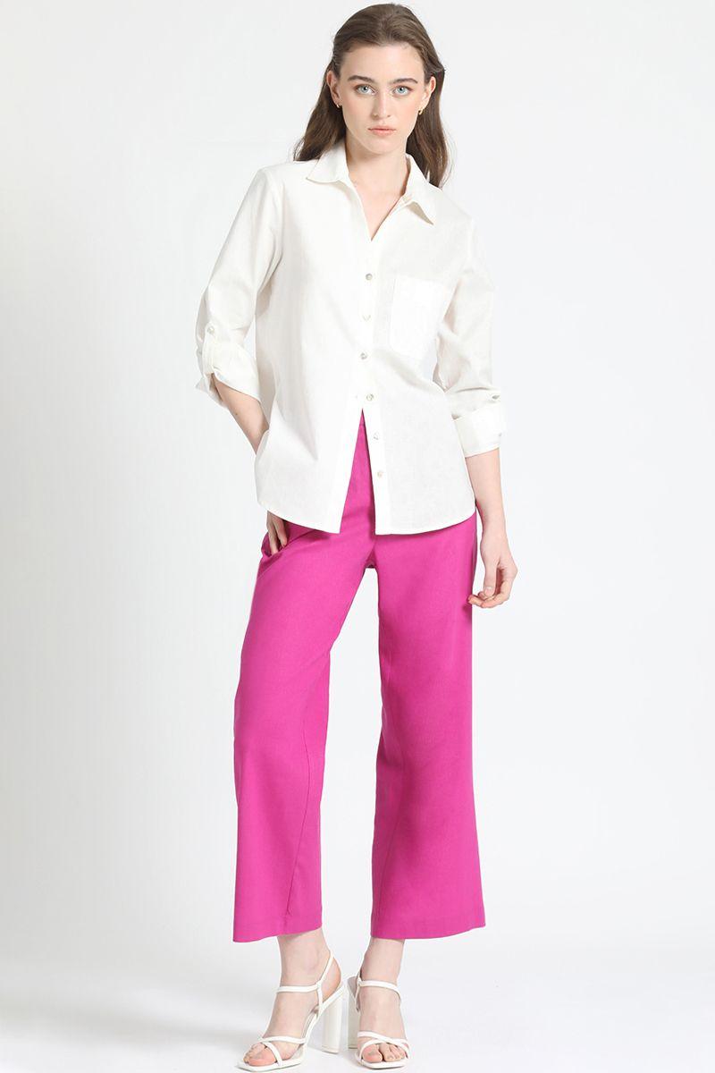 Camisa Lino Crudo Liola-1