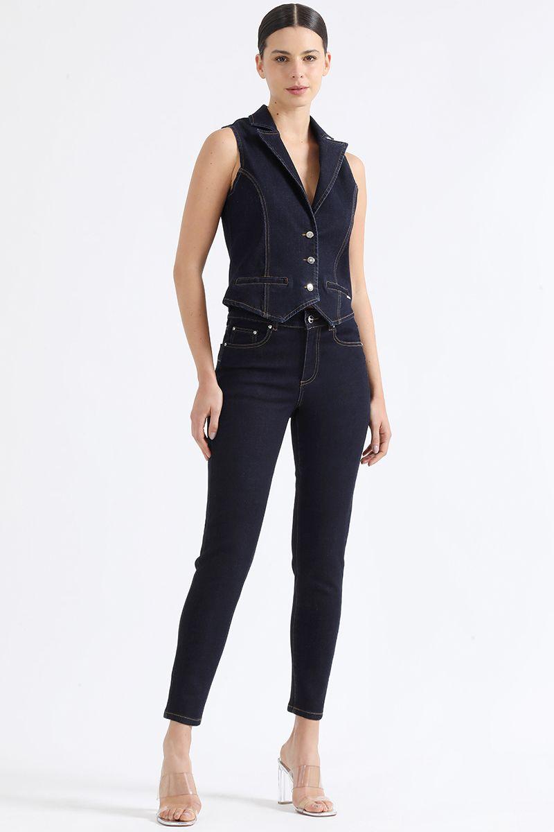Chaleco Sastre Denim, Indigo Liola-1