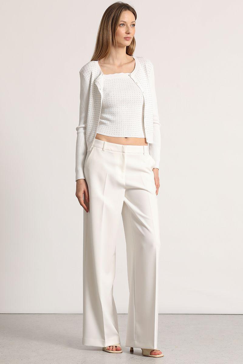 Cardigan tejido liola mujer crudo-2