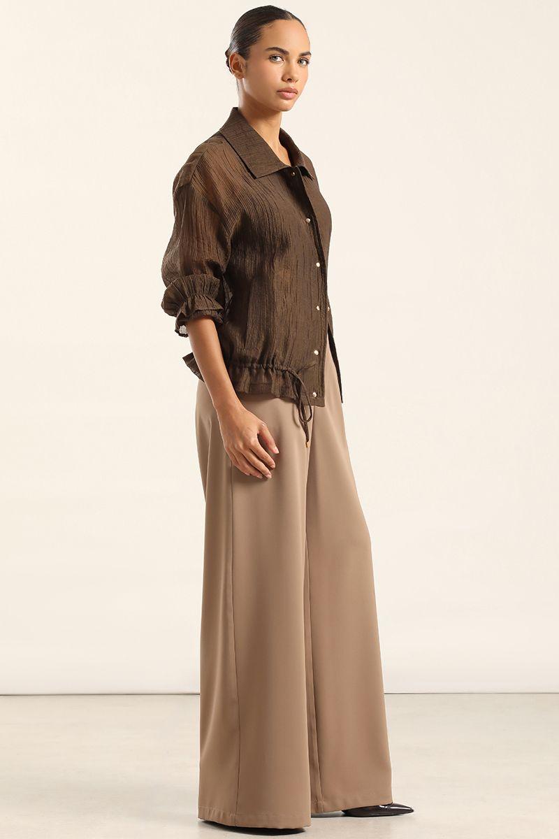 Bluson Bomber Mix Lyocell, Chocolate Liola-6