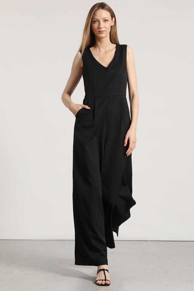 Enterito Palazzo strass Liola mujer negro-0