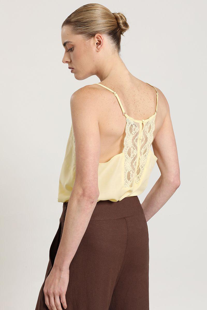 Top lencero pabilo, beige Liola-3