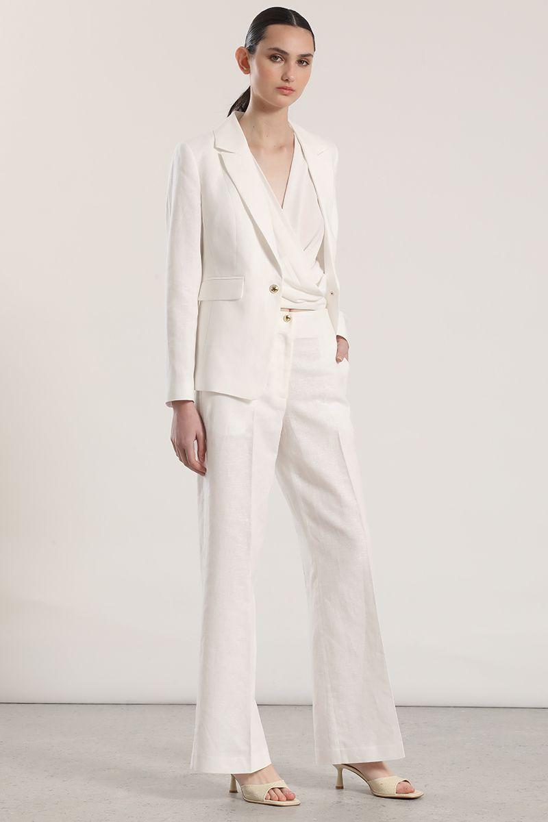 Pantalón ancho lino liola mujer crudo-1
