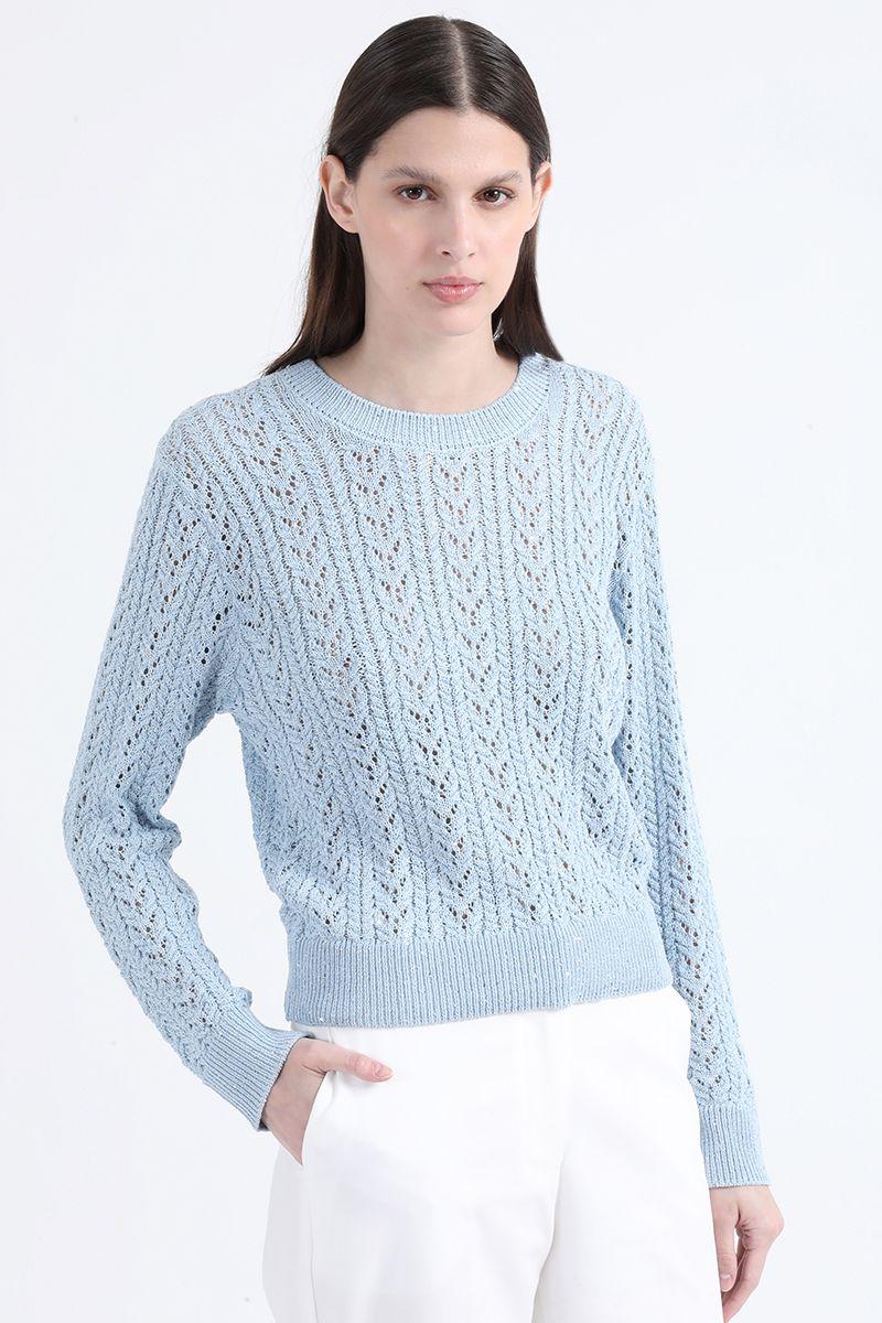 Tejido Fantasia Lentejuelas, Celeste Liola-0