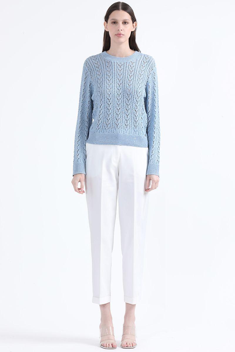 Tejido Fantasia Lentejuelas, Celeste Liola-1