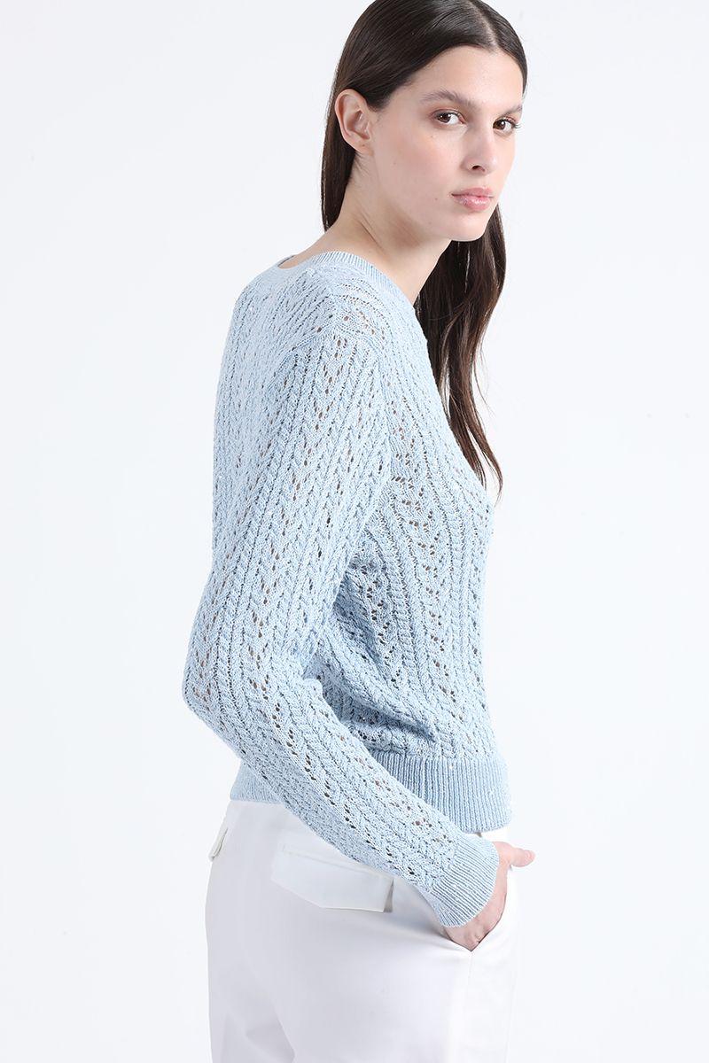 Tejido Fantasia Lentejuelas, Celeste Liola-6