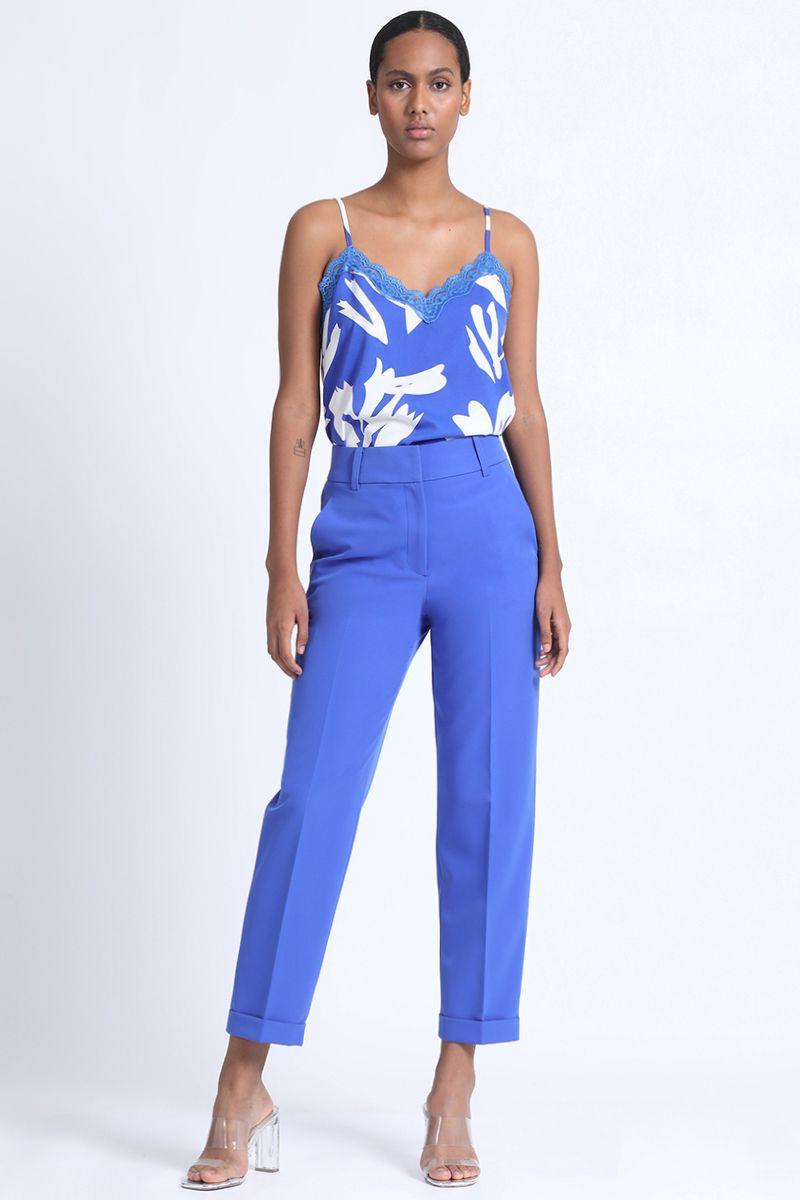 Pantalon Sastre Con Bastilla, Oceano Liola-4