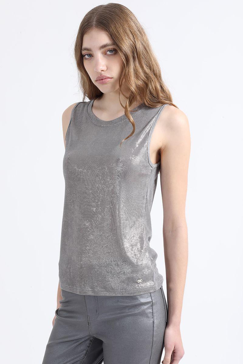 Top Metalizado, Gris Liola-1