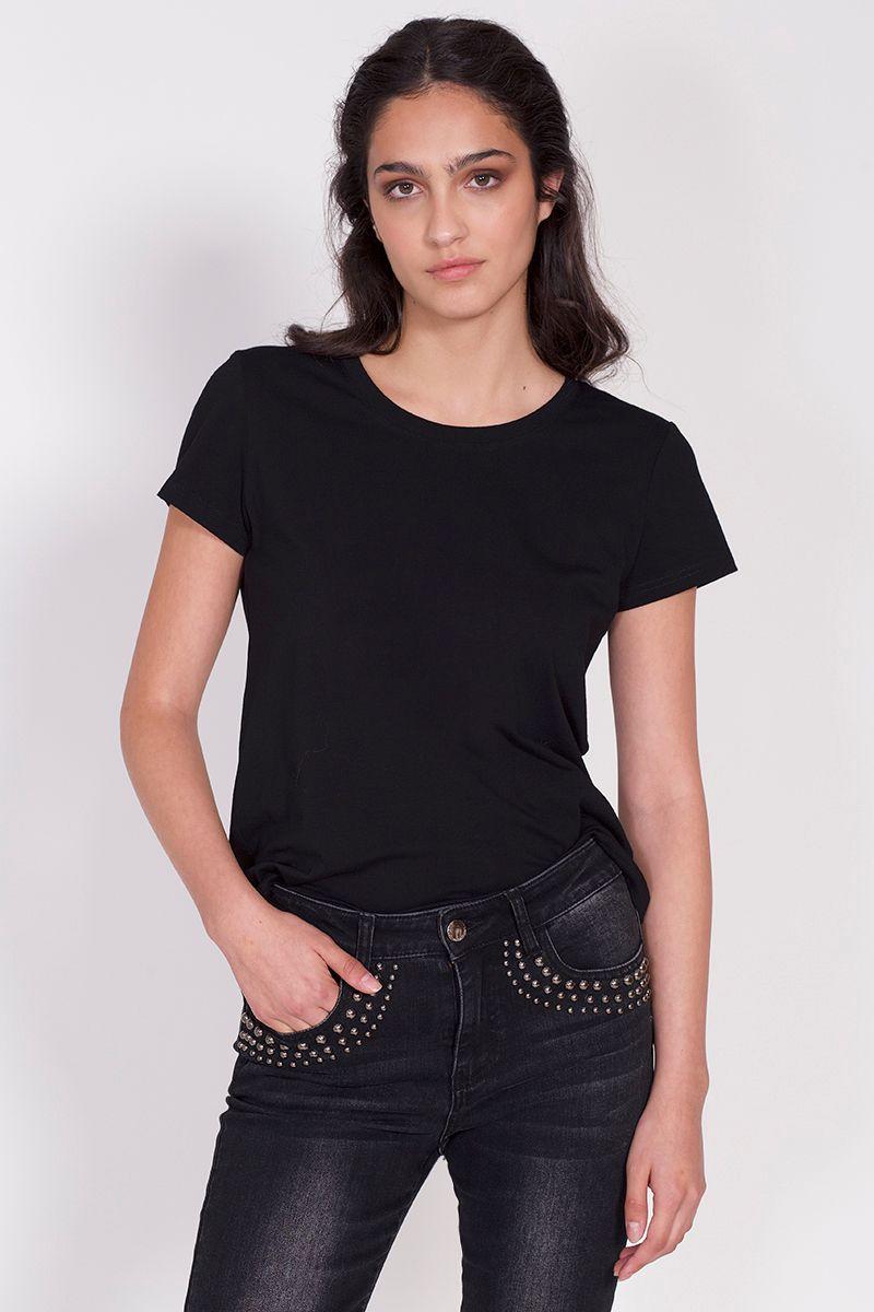 Polera Básica Negro Liola-2