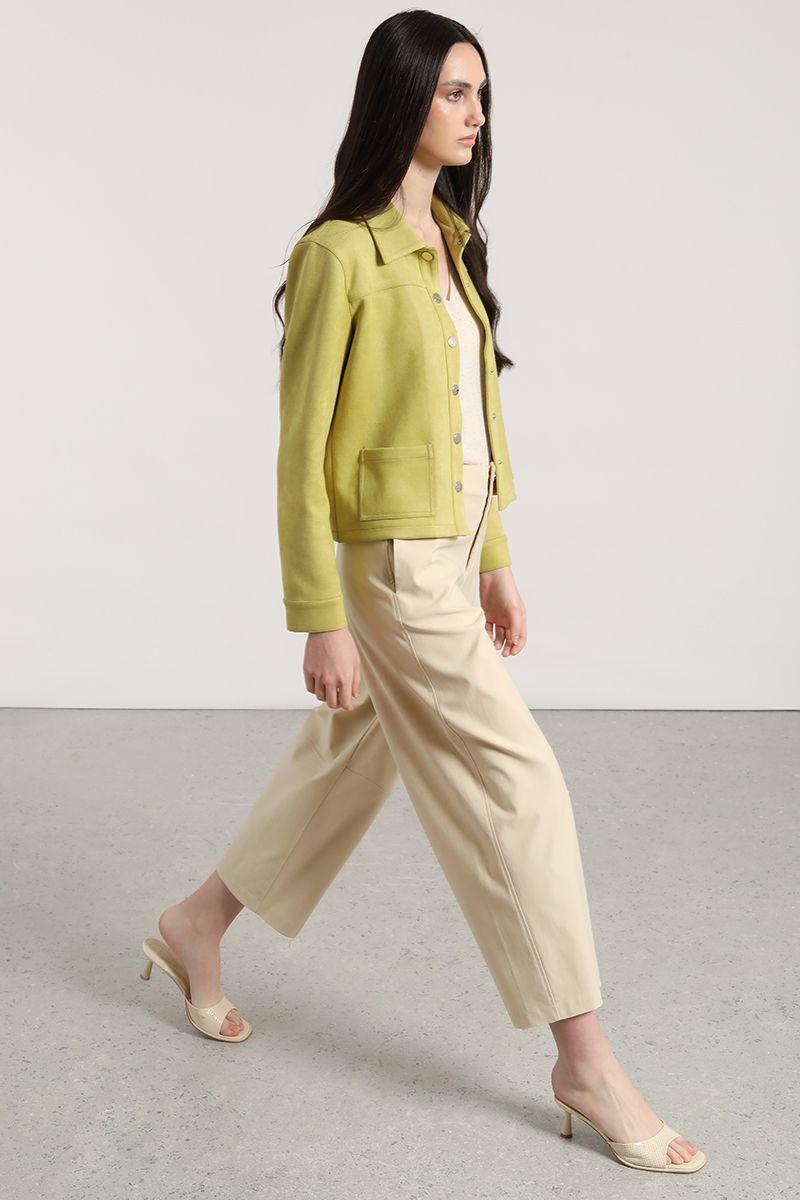 Pantalón balloon liola mujer beige-1
