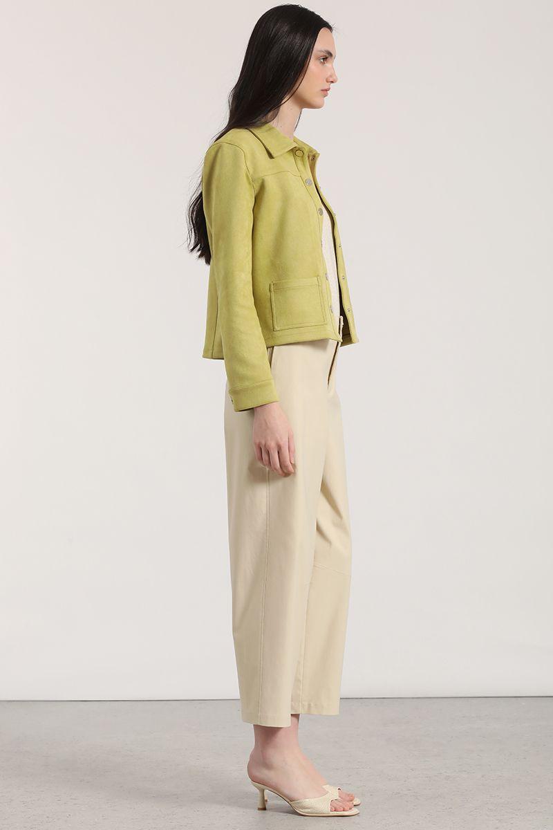 Pantalón balloon liola mujer beige-2