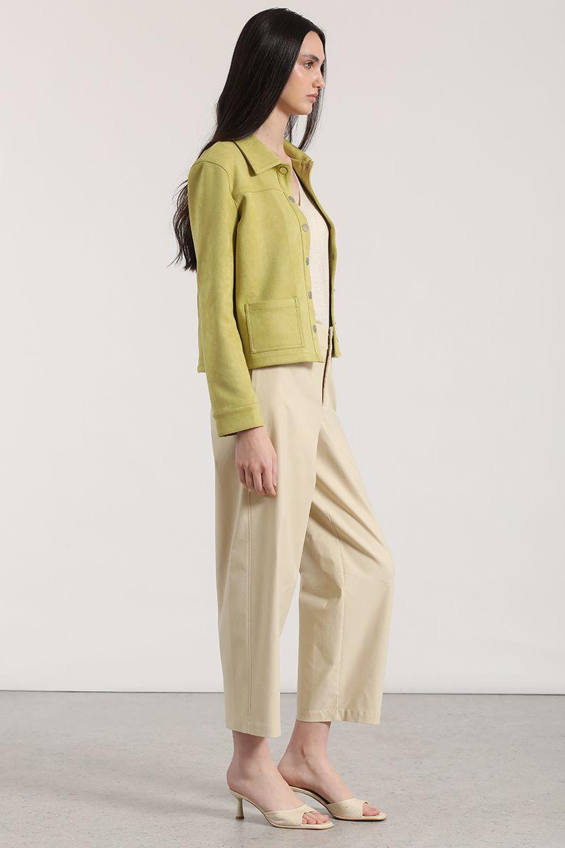 Pantalón balloon liola mujer beige-5