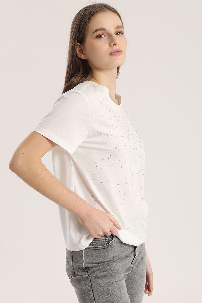Polera strass y perla liola mujer crudo-3