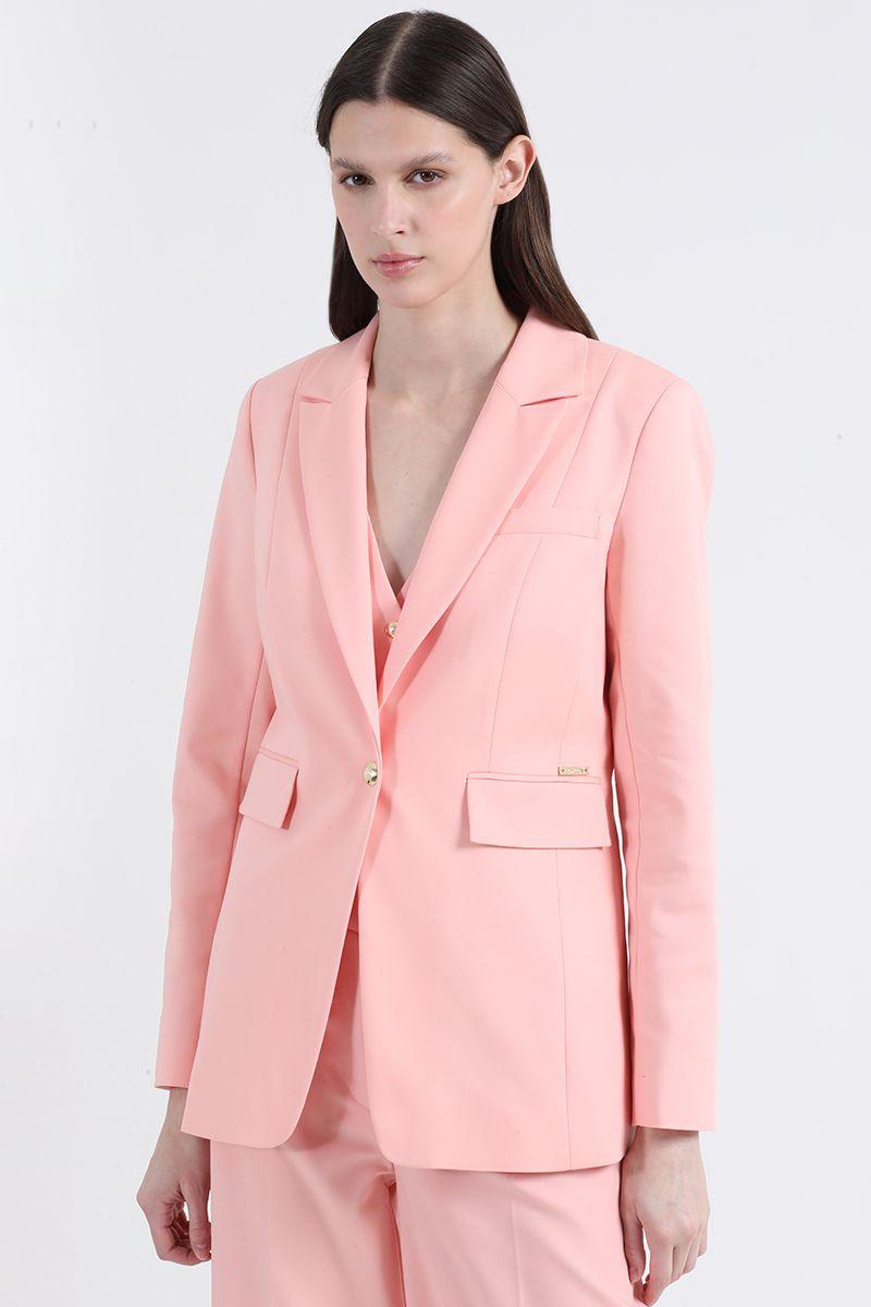 Blazer Entallado, Rosa Liola-5