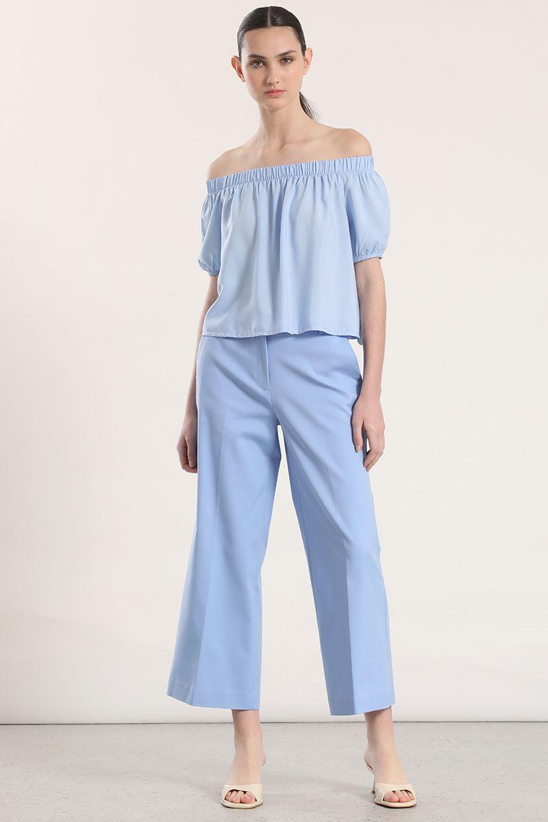 Blusa hombros liola mujer celeste-1