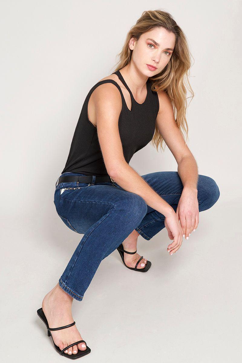 Jeans Skinny Denim Azul-3
