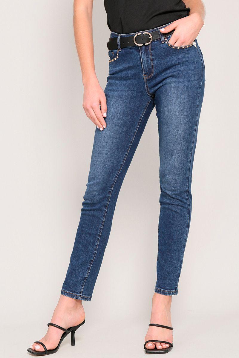 Jeans Skinny Denim Azul-4
