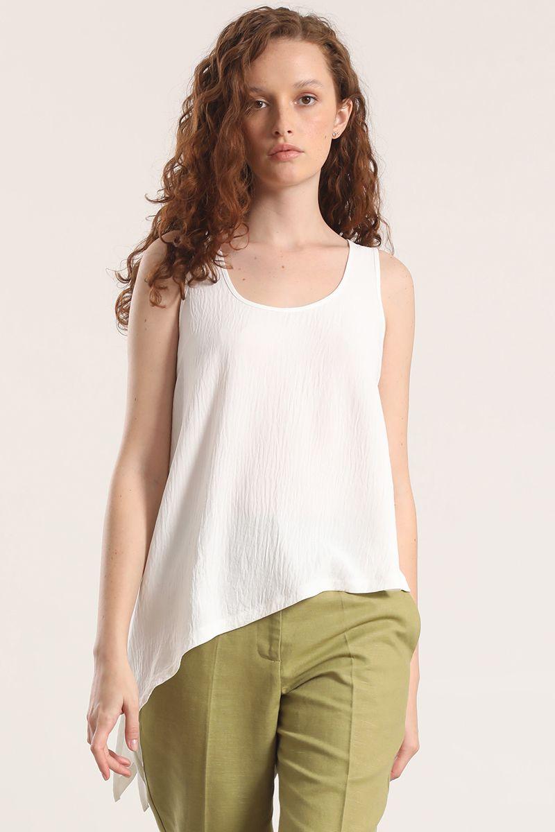 Top asimétrico Liola mujer crudo-2